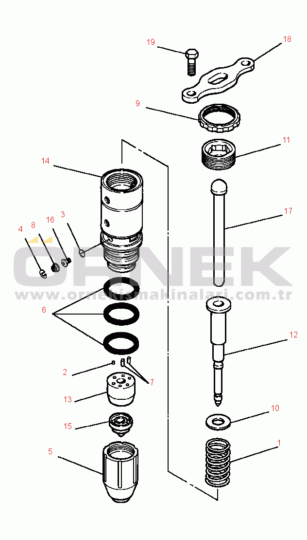 Komatsu WA450-2 S/N A25001-UP FUEL INJECTORS