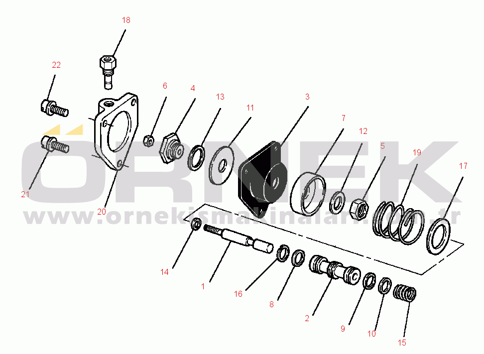 Komatsu WA450-2 S/N A25001-UP AFC ASSEMBLY