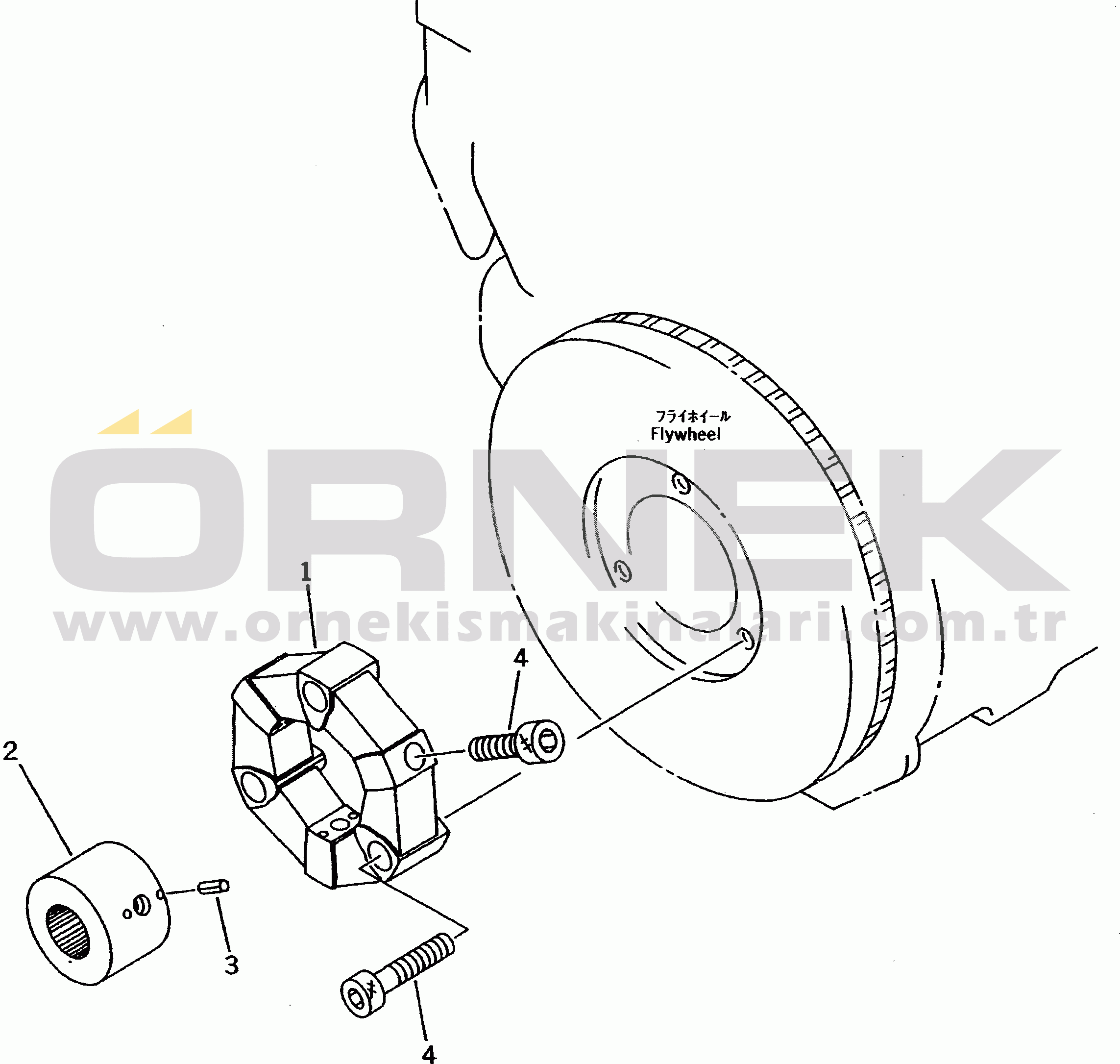 Komatsu WA50-3-X S/N 20001-22999 DAMPER