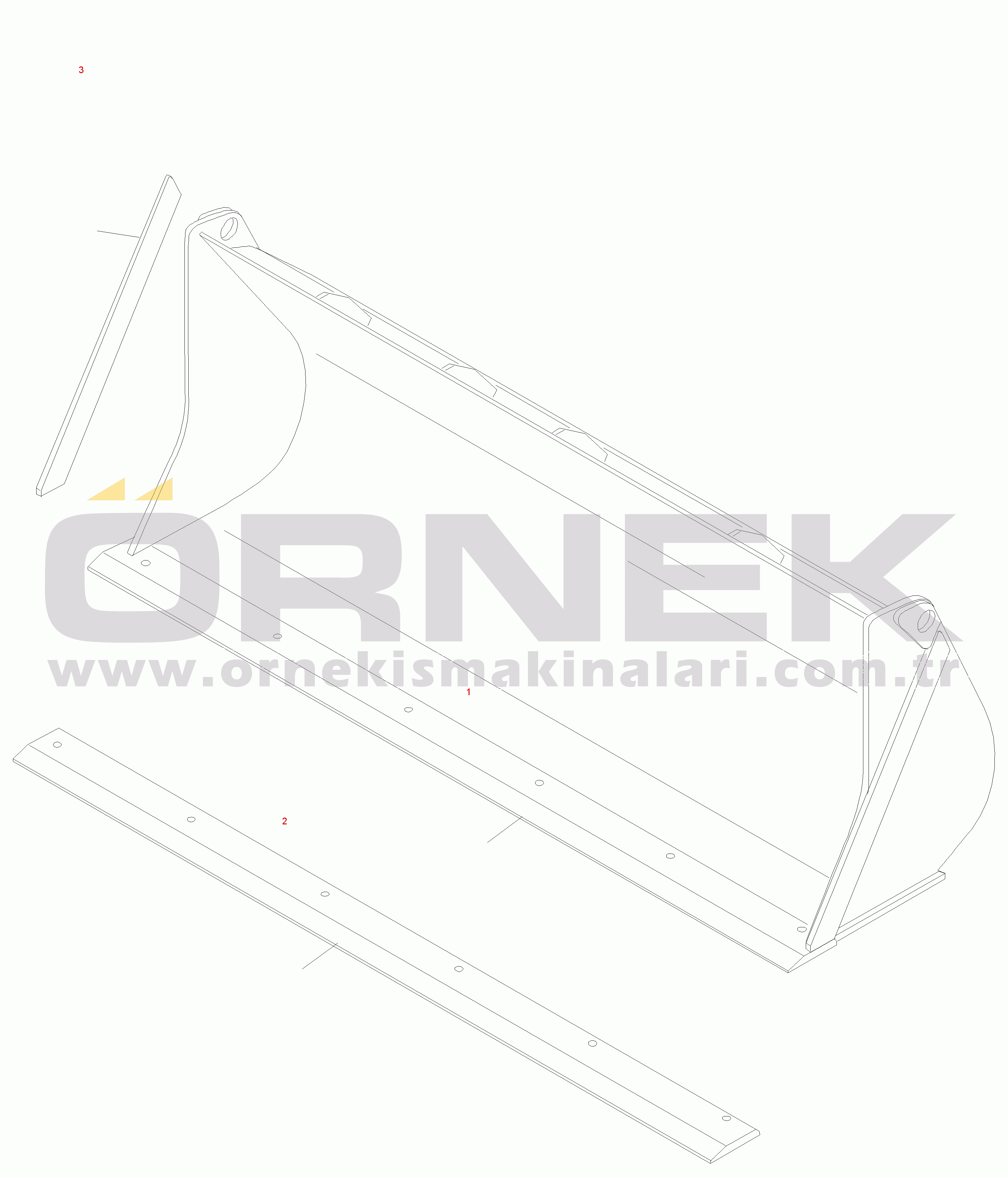 Komatsu WA65PT-3 HA050075 - HA0500108 / H30109 and UP BUCKET