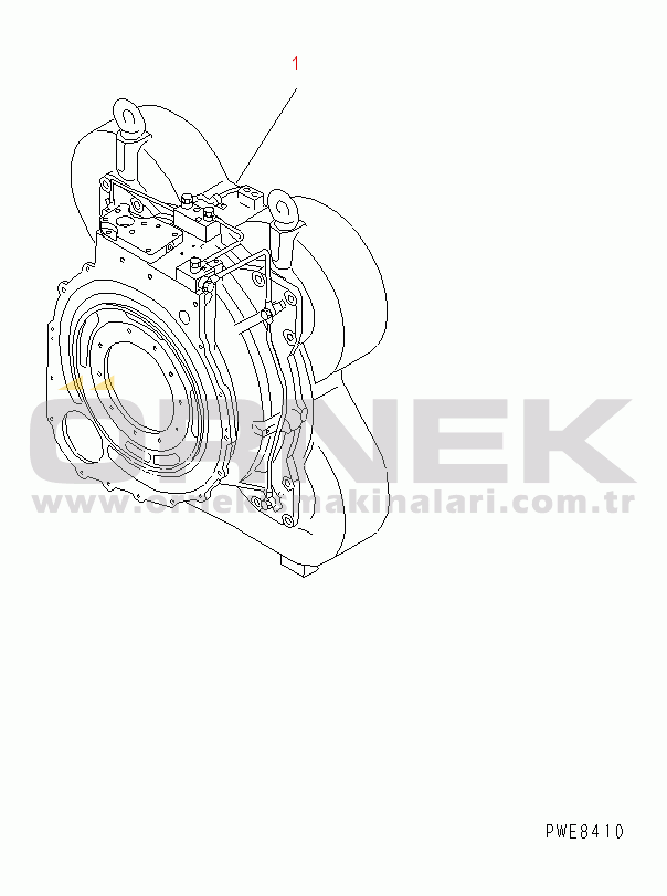 Komatsu WA700-3 S/N 50001-UP (TBG Stan.) TORQUE CONVERTER(#50001-51074)