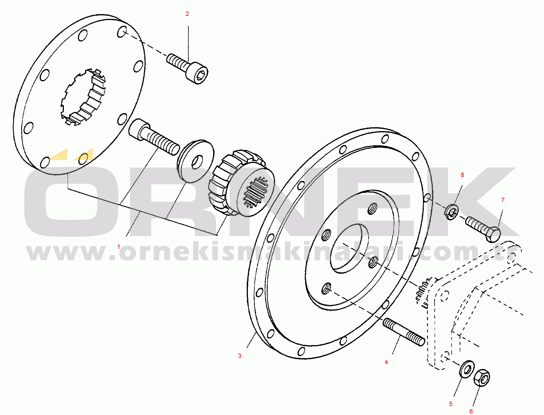 Komatsu WA75-1 (15F) S/N 371320051 and UP CLUTCH
