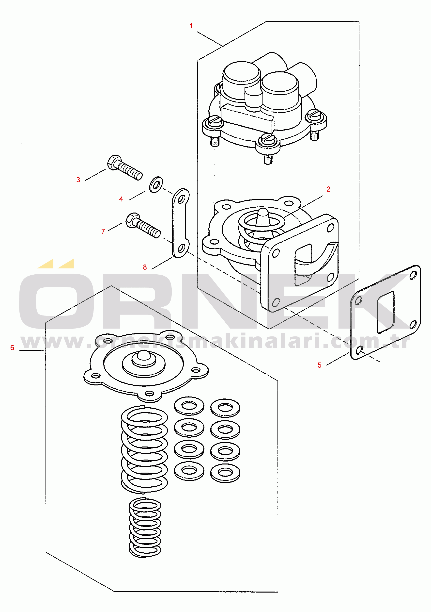 Komatsu WA75-1 (15F) S/N 371320051 and UP FUEL PUMP