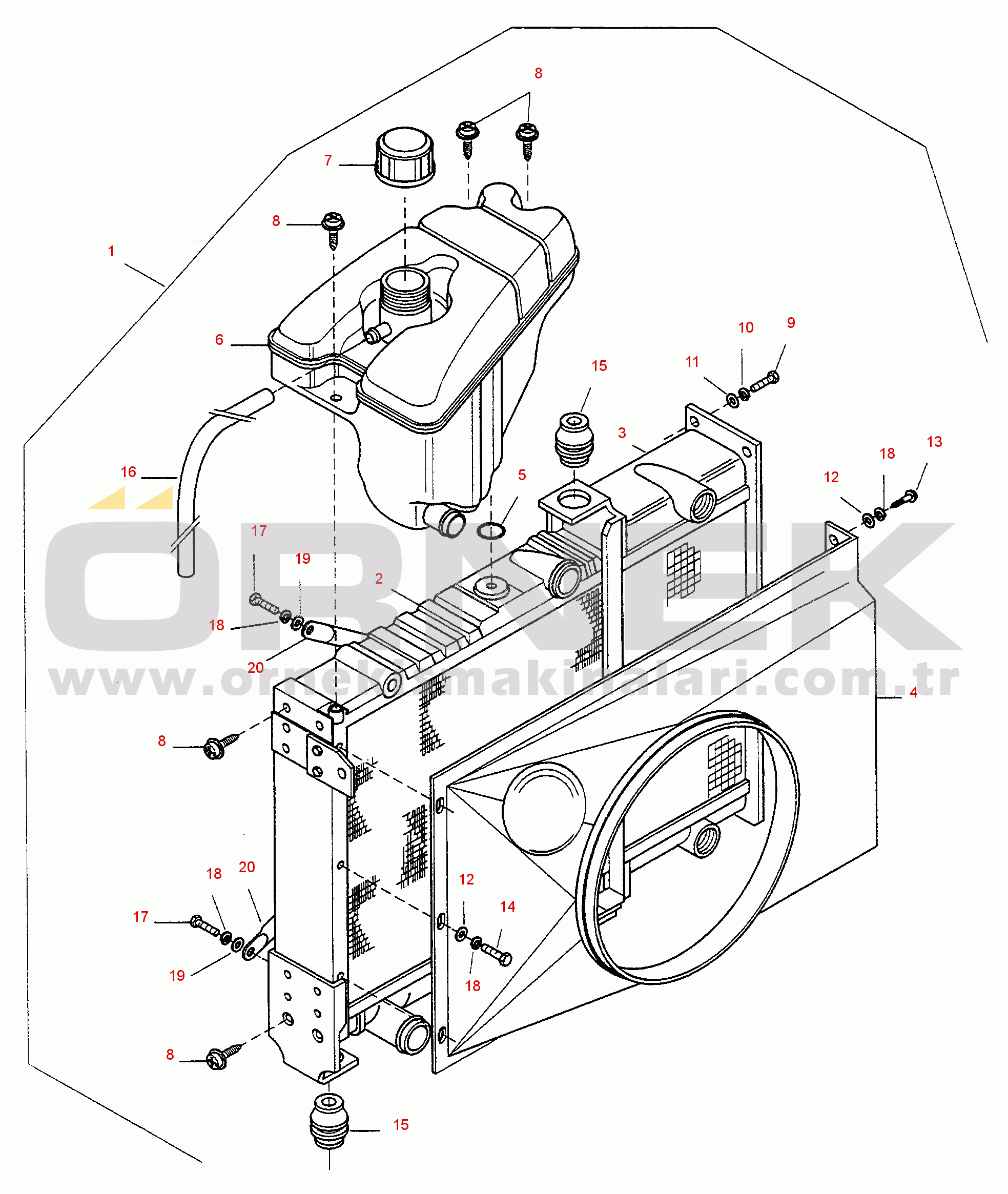 Komatsu WA75-1 (15F) S/N 371320051 and UP RADIATOR, EXECUTION II