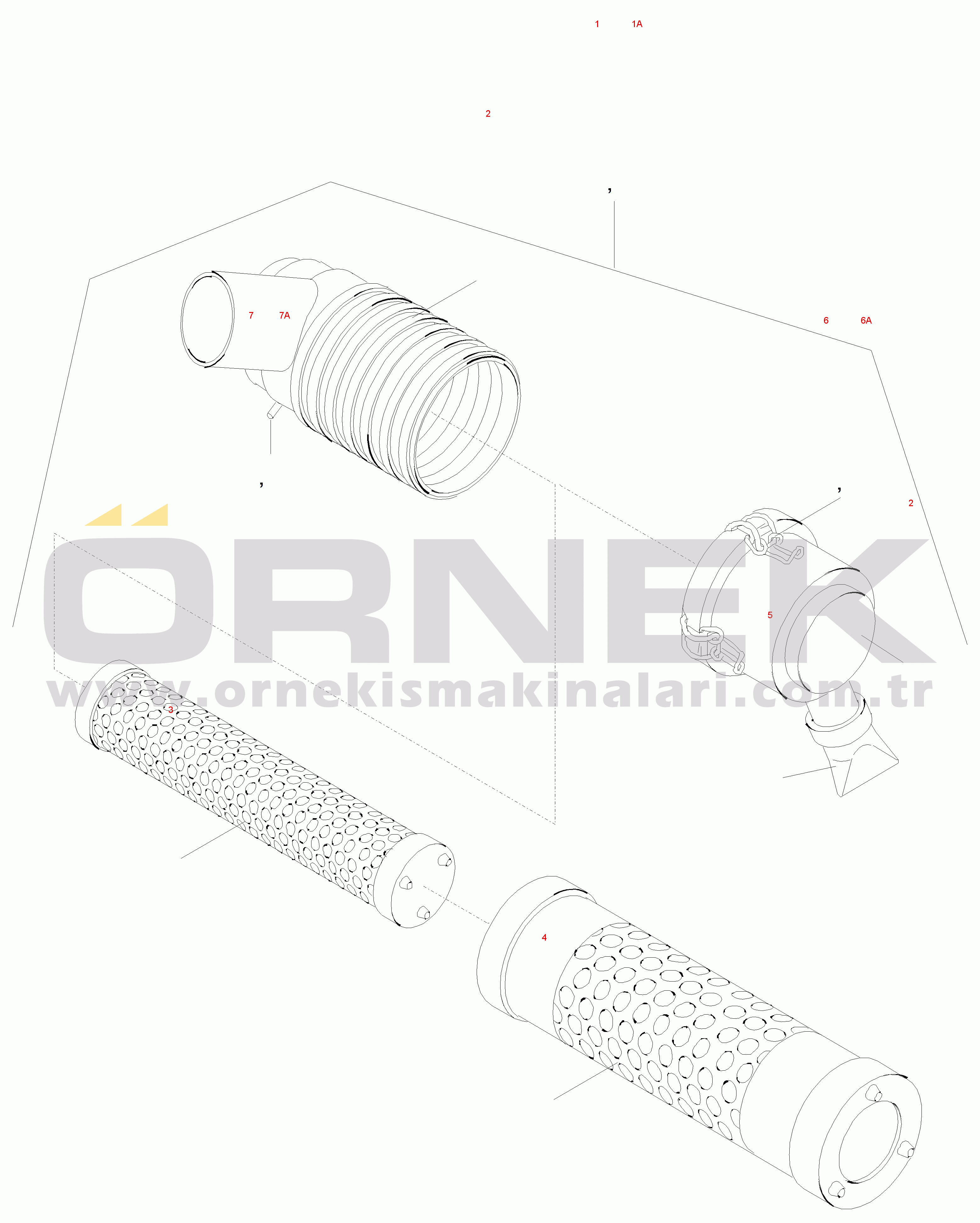 Komatsu WA75-3 FLEET S/N HA300051 and UP AIR CLEANER