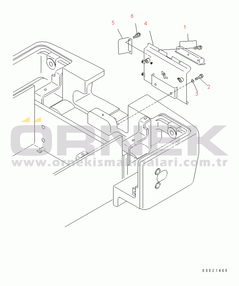 Komatsu WA80-3 S/N 10001-UP (Cab Spec.) VEHICLE INSPECTION PARTS(#12001-)