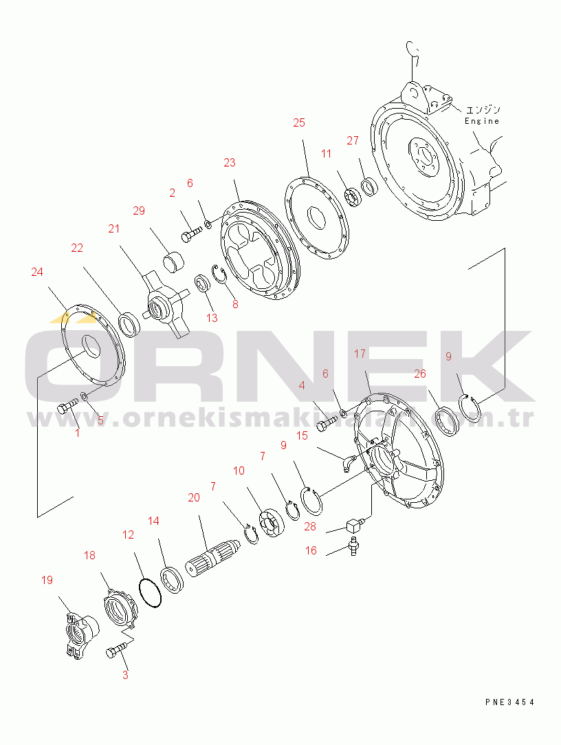 Komatsu WD500-3 S/N 50001-UP DAMPER