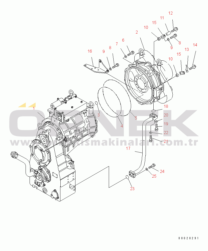 Komatsu WD500-3 S/N 50001-UP TORQFLOW (MOUNT)