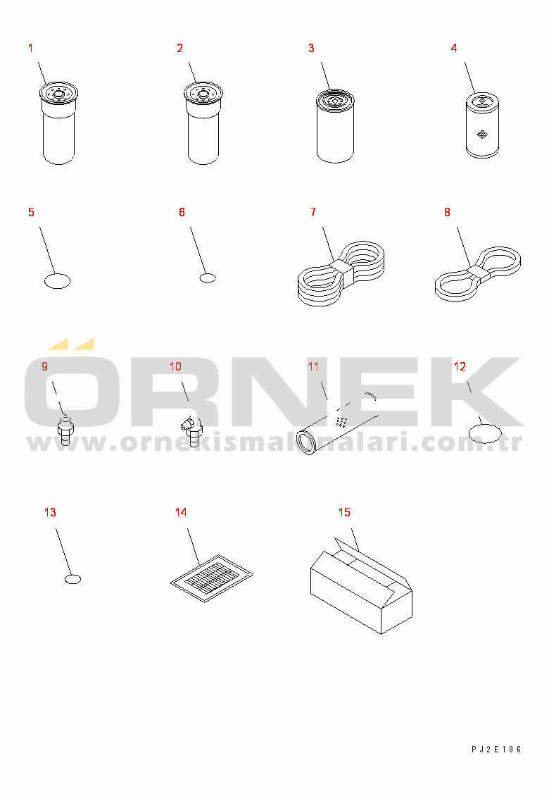 Komatsu WD600-3 S/N 50001-UP SPARE PARTS (ENGLISH)