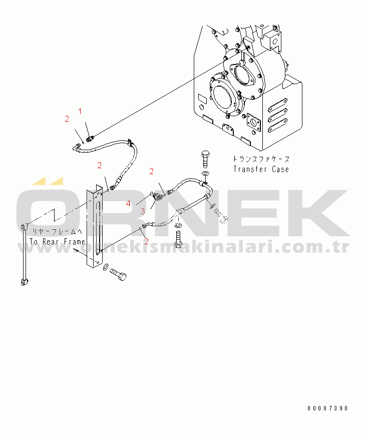 Komatsu WD600-6 S/N 55001-55003 TORQUE CONVERTER AND TRANSMISSION (GAUGE RELATED PARTS)(#55001-)