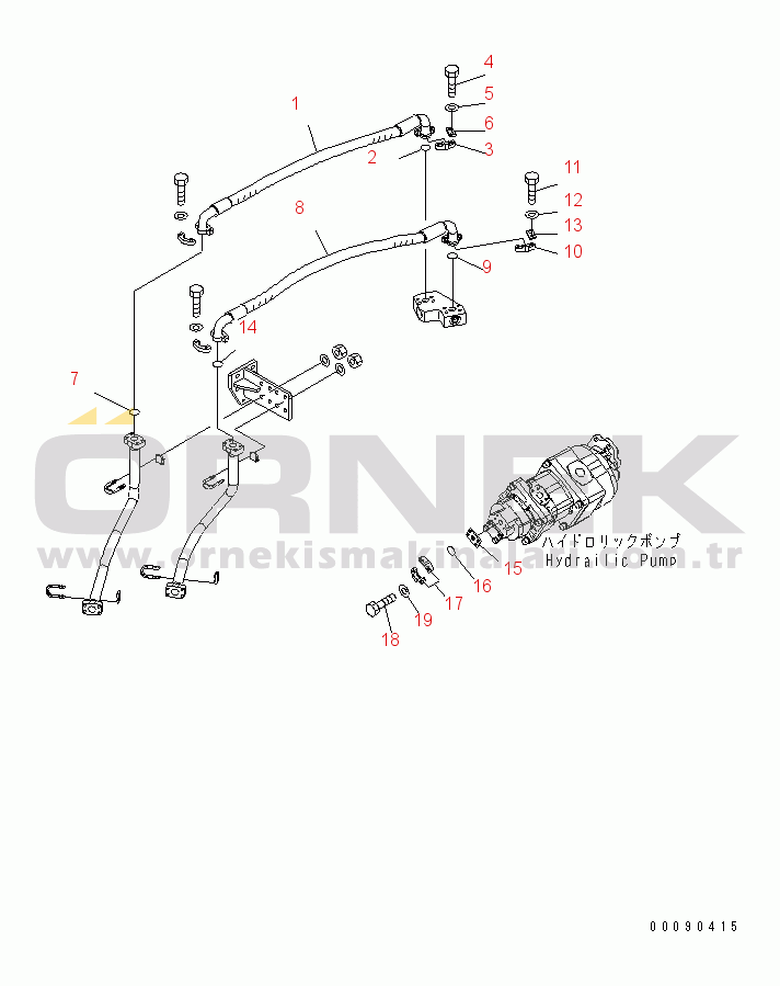 Komatsu WD600-6 S/N 55001-55003 TORQUE CONVERTER AND TRANSMISSION (DELIVERY LINE¤ 2/2)(#55003-)